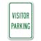 Signmission Visitor Parking 12inx18in Heavy Gauge Alum Signs, 18" L, 12" H, A-1218 Hospital - Visitor Parking A-1218 Hospital - Visitor Parking - alternate 1